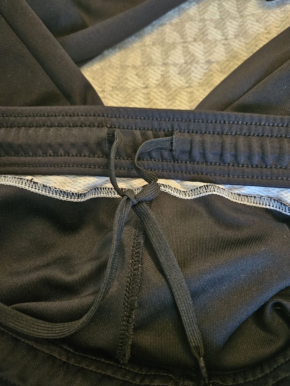 TWO Pairs adidas Black Athletic Joggers with White and Purple Trim - Picture 7 of 13